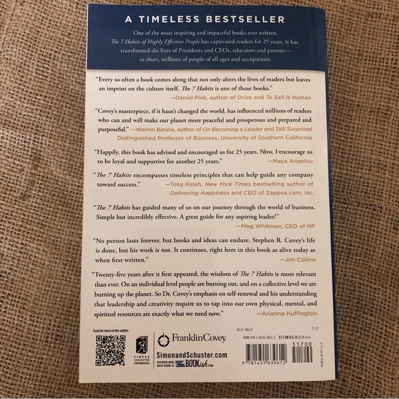 “The 7 Habits of Highly Effective People” book by Stephen R. Covey - Picture 7 of 7